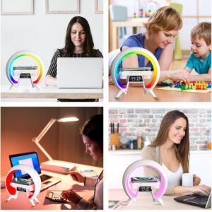 چراغ اتمسفر KASTWAVE با شارژر وایرلس 15 واتی و اسپیکر بلوتوث