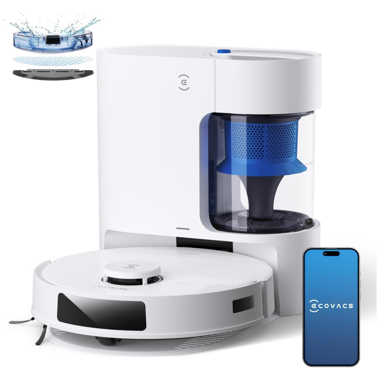 جاروبرقی و تی رباتیک ECOVACS مدل N20 Pro Plus